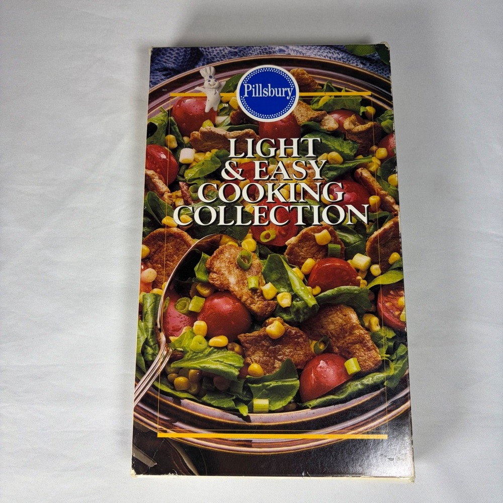 Pillsbury Light & Easy Cooking Collection 5 Book Box Set Vintage 1995 Cookbooks